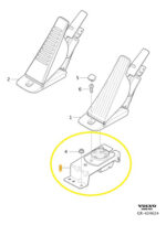 Suporte Pedal Acelerador Volvo Xc90 T6 2017 A 2021 Original - Imagem 2