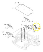 Isolamento Compartimento Motor Volvo Xc90 T6 2017 A 2021 Original - Imagem 2