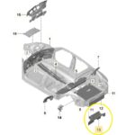 Isolamento Acustico  Porsche Taycan Turbo 2021 a 2024 Traseiro - Imagem 2
