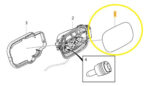 Portinhola Tampa Tanque Combustivel Volvo Xc90 T6 2017 2021 - Imagem 2