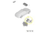 Suporte Modulo Serviço Porsche Taycan Turbo 2021 2022 a 2024 - Imagem 2
