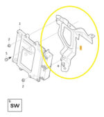 Suporte Modulo Injeçao Motor Volvo Xc40 T4 2019 A 2021 Original - Imagem 2