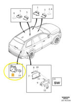 Modulo Comunicaçao Cartao Sim Telefone Volvo Xc90 2017 2021 - Imagem 2