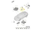 Suporte Sensor Aceleraçao Porsche Taycan 2021 A 2024 Traseiro - Imagem 2
