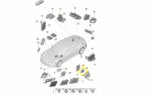 Modulo Temperatura ar Condicionado Porsche Taycan 2021 a 2024 - Imagem 2
