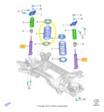 Mola Suspensao Ford Mustang 5.0 V8 2018 a 2021 Traseiro Direito - Imagem 3