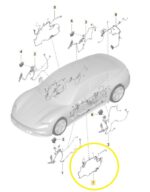 Chicote Forro Porta Porsche Taycan Turbo 2021 2024 Dianteiro Esquerdo - Imagem 2