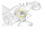 Suporte Sensor Suspensao Porsche Taycan 2021 a 2024 Traseiro Esquerdo - Imagem 3