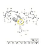 Mangueira Trocador Calor Porsche Taycan Turbo 2021 a 2024 - Imagem 2