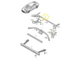 Suporte Travessa Suspensao Porsche Taycan 2021 2024 Traseira - Imagem 3
