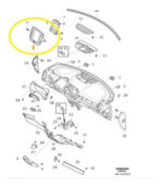 Moldura Difusor Ar Multimidia Painel Volvo Xc40 2019 A 2021 - Imagem 2