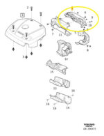 Isolamento Protetor Supercharger Volvo Xc90 T6 2017 A 2021 - Imagem 2