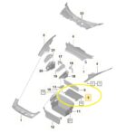 Isolamento Acustico Porsche Taycan Turbo 2021 a 2024 Dianteiro - Imagem 2