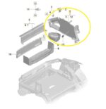 Forro Porta Malas Porsche Taycan Turbo 2021 2022 A 2024 Direito - Imagem 2