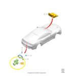 Camera Ré Estacionamento Ford Mustang 5.0 V8 2018 19 20 2021 - Imagem 2