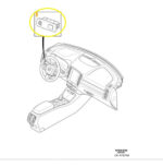Botao Claridade Abertura Porta Malas Volvo Xc40 T4 2019 2021 - Imagem 2