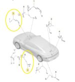 Chicote Amortecedor Suspensao Porsche Taycan 2021 2024 Dianteiro - Imagem 3