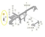 Suporte Painel Tabelier Porsche Taycan Turbo 2021 a 2024 Direito - Imagem 2
