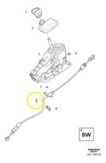 Cabo Trambulador Seletor Cambio Volvo Xc90 T6 2017 A 2021 - Imagem 2