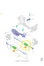 Coifa Caixa Terminal Direçao Ford mustang 5.0 V8 2018 a 2021 - Imagem 3