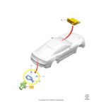 Suporte Camera Re Estacionamento Ford Mustang V8 2018 a 2021 - Imagem 2