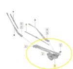 Motor Galhada Limpador Parabrisa Porsche Taycan 2021 a 2024 - Imagem 2