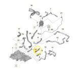 Mangueira Agua Radiador Bateria Porsche Taycan 2021 a 2024 - Imagem 2
