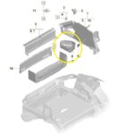 Porta Treco Porta Malas Porsche Taycan 2021 a 2024 Direito - Imagem 2