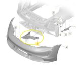 Suporte Farol Porsche Taycan Turbo 2021 a 2024 Esquerdo Original - Imagem 2