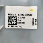 Acabamento Moldura Coluna Porsche Taycan Turbo 2021 2024 Direito - Imagem 8