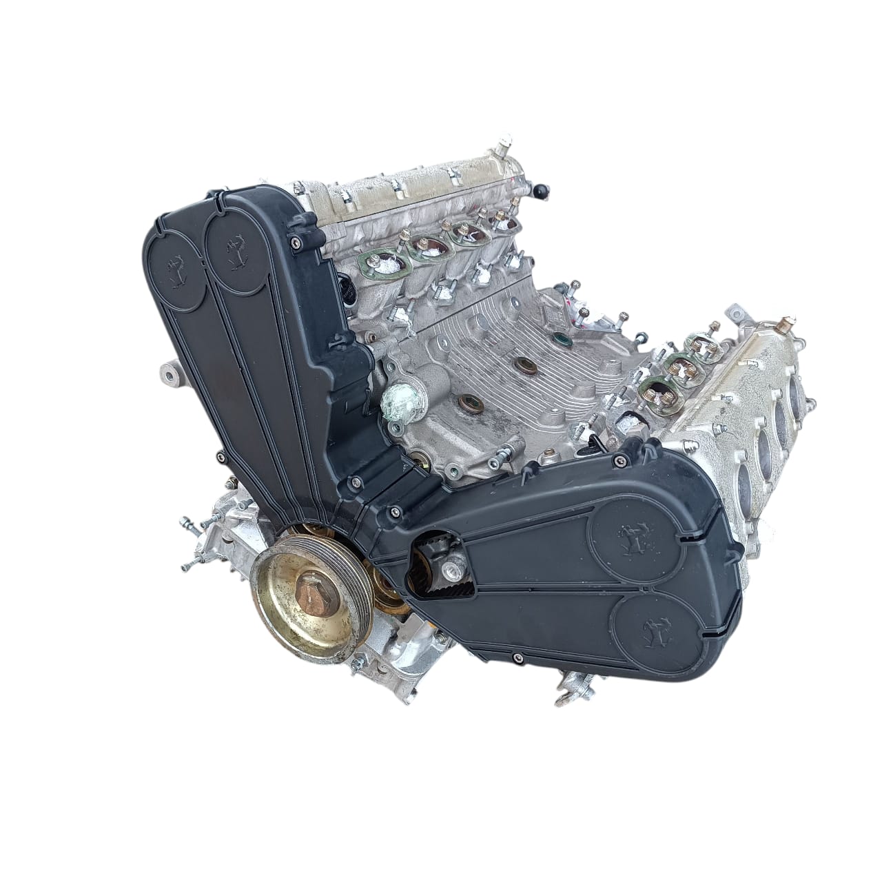 070bbb8070d5b0c012584a06b765965d.jpeg Motor Parcial Ferrari 360 Modena V8 3.6 1999 2004 Base Troca - Imagem 1
