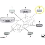 Luz Cortesia Porta Malas Bmw M2 Coupe G87 2022 2023 a 2025 - Imagem 2