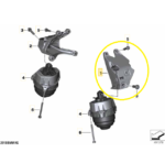 Suporte Coxim Motor Bmw M2 Coupe G87 2022 2023 A 2025 Esq - Imagem 2