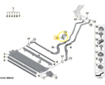 Suporte Tubo Radiador Oleo Motor Bmw M3 Competition G80 2022 - Imagem 2