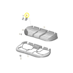 Acabamento Isofix Cadeirinha Banco Tras Audi RS4 2.9 V6 2020 - Imagem 2