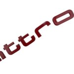 Emblema Escrita Grade Quattro Audi Rs4 2.9 V6 2019 2020 2021 - Imagem 6
