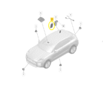 Modulo Câmera 360 Porsche Macan Gts 2.9 2020 2021 A 2024 Oem - Imagem 2