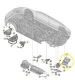 Defletor Termico Escapamento Audi Rs4 V6 2019 2021 Esquerdo - Imagem 2
