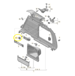 Gancho Cabideiro Lateral Audi RS4 2.9 V6 2019 2020 2021 Oem - Imagem 2