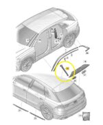 Moldura Acabamento Tampa Traseira Audi Q8 3.0 2020 2022 Esq - Imagem 2