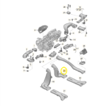 Duto Saida Ar Central Painel Audi Rs4 2.9 V6 2019 2020 2021 - Imagem 2