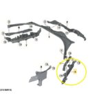 Suporte Churrasqueira Painel Bmw M2 Coupe G87 22 a 2025 Esq - Imagem 2