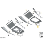 Moldura Console Central Carbono Bmw M2 Coupe G87 2023 a 2025 - Imagem 2