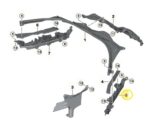 Suporte Churrasqueira Painel Bmw M3 Competition G80 2022 Esq - Imagem 2