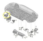 Defletor Termico Central Cofre Motor Audi Rs4 V6 2019 a 2021 - Imagem 2