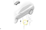Chicote Forro Porta Porsche Macan Gts 2020 A 2024 Diant Esq - Imagem 2