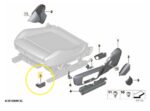 Acabamento Trilho Banco Bmw M3 Competition G80 2021 2025 Esq - Imagem 2