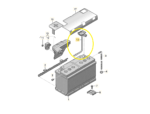 Cabo Polo Negativo Bateria Audi RS4 2.9 V6 2019 2020 2021 - Imagem 2