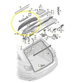 Aerofolio Teto Brake Light Audi Rs4 Avant 2.9 V6 2019 a 2021 - Imagem 2