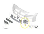 Moldura Parachoque Bmw M2 Coupe G87 2022 2023 a 2025 Direita - Imagem 2